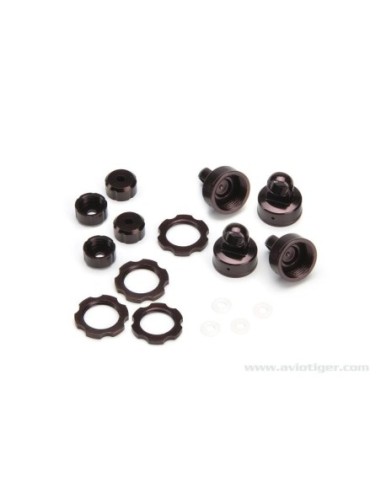 SET PIECES ALU BRUN AMORTISSEUR