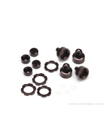 SET PIECES ALU BRUN AMORTISSEUR