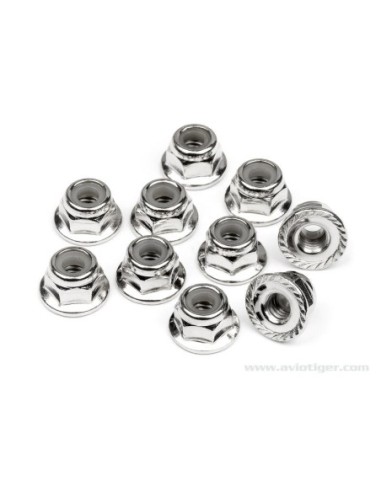 ECROU NYLSTOP EPAULE ARGENT M4