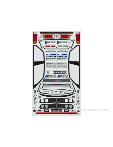 CARROSSERIE BMW M3 E30 200MM