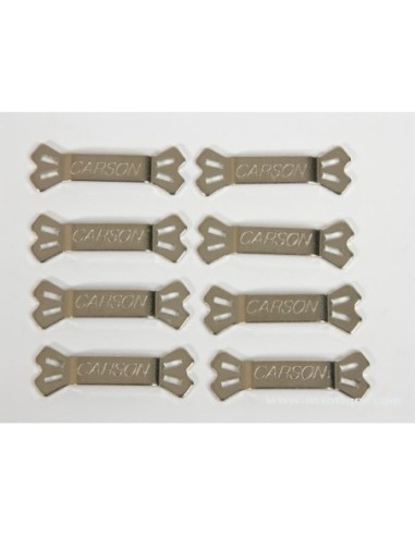 BARRETTES A SOUDER ARGENT S8