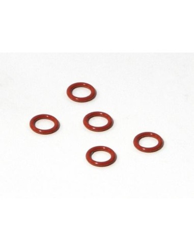 JOINT SILICONE 4.5X6.6MM ROUGE (5PCS)