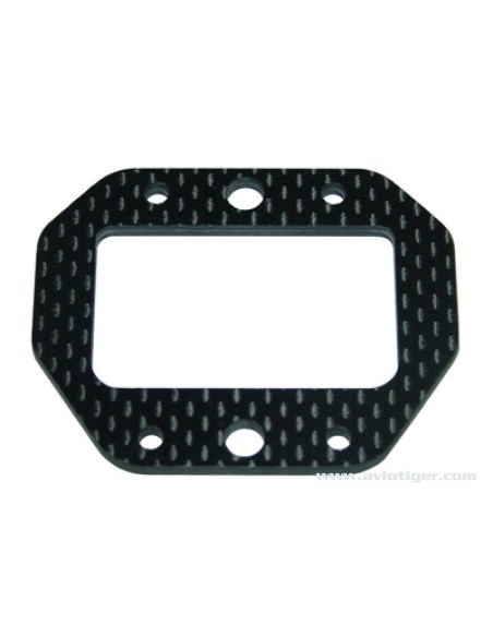 PLATINE DIF CENTRAL CARBONE