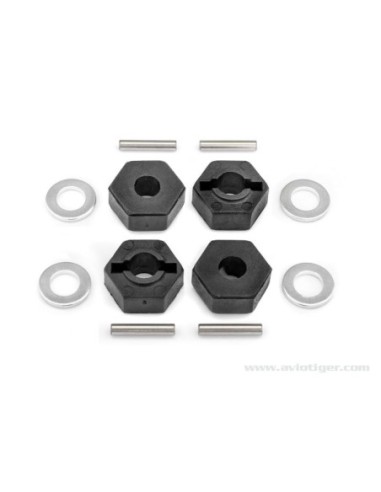 WHEEL HEXAGON 12MM (S4)