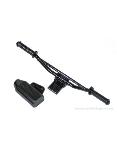 GUIDON+SILENCIEUX CARBONE M5