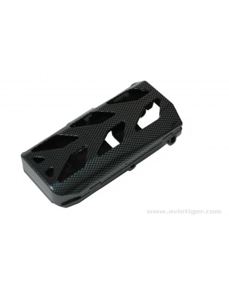 BOITIER BATTERIE ASPECT CARBONE