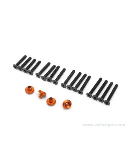 ECROU DE ROUE ORANGE S4