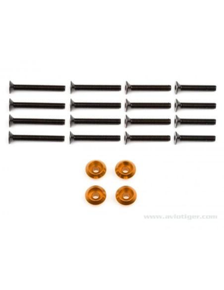 ECROU DE ROUE ORANGE S4