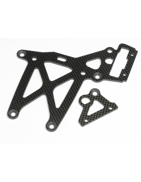 SET PLAQUE SUP ARR CARBONE BAJA