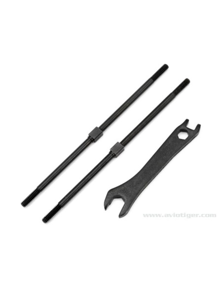 BILLETTE PAS INVERSE 4-40X90MM 2PCS