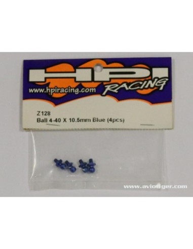 BILLES 4-40X10.5MM BLEUES (S4)