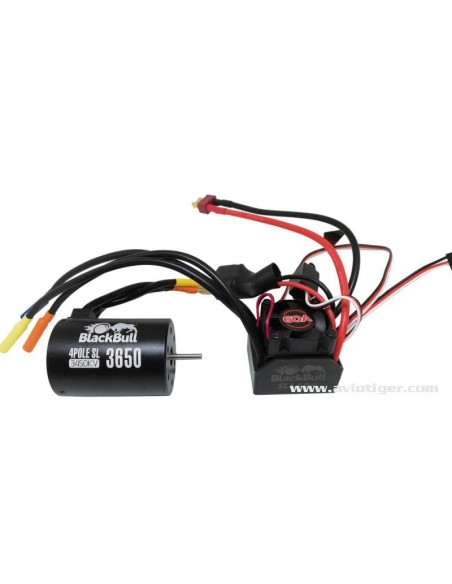COMBO VARIATEUR 60A MOTEUR BRUSHLESS 3450KV