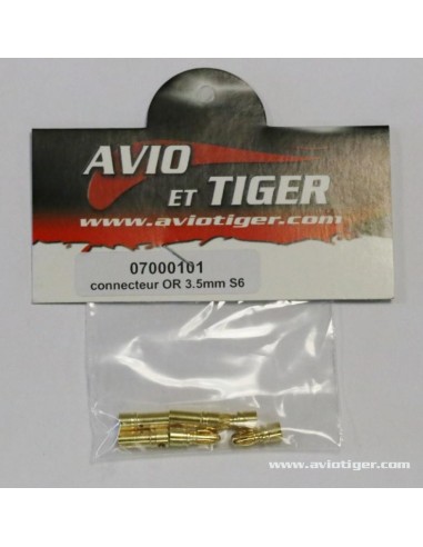 CONNECTEUR OR 3.5MM S6
