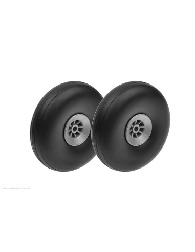 ROUE AVION CAOUTCHOUC 73mm