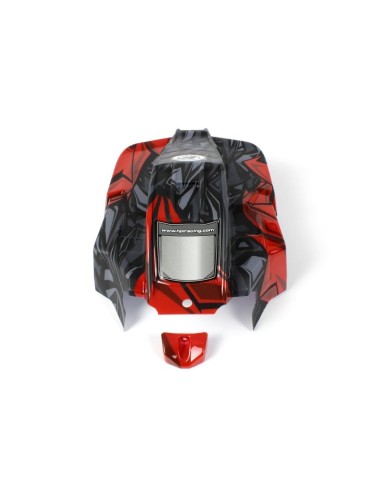 CARROSSERIE VORZA FLUX VB-2 PEINTE ROUGE