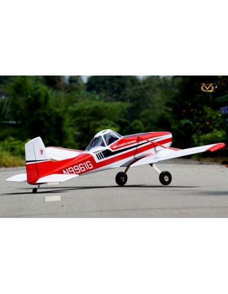 Avion VQ Model Cessna 188 Awagon 60-90 size EP-GP Red - White version ( Wingspan 2 meters) 