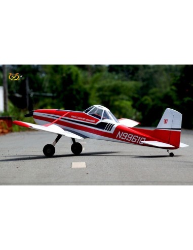 Avion VQ Model Cessna 188 Awagon 60-90 size EP-GP Red - White version ( Wingspan 2 meters) 