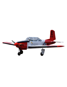 Avion VQ Model T-34 Turbo Mentor 46 size EP-GP version rouge et blanche 