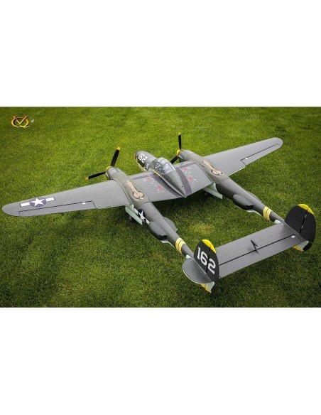 Avion VQ Model P-38 twin 2.1m version verte 