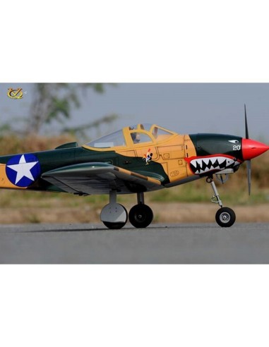 Avion VQ Model P-39 Airacobra 1.58m sumer camo 