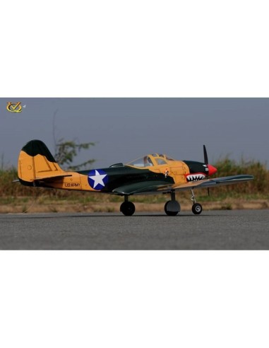 Avion VQ Model P-39 Airacobra 1.58m sumer camo 
