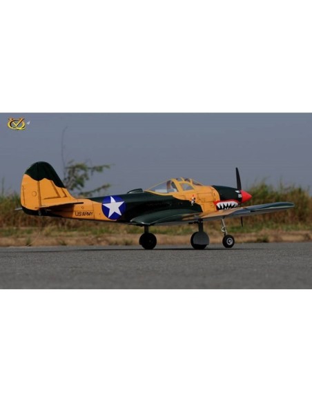 Avion VQ Model P-39 Airacobra 1.58m sumer camo 