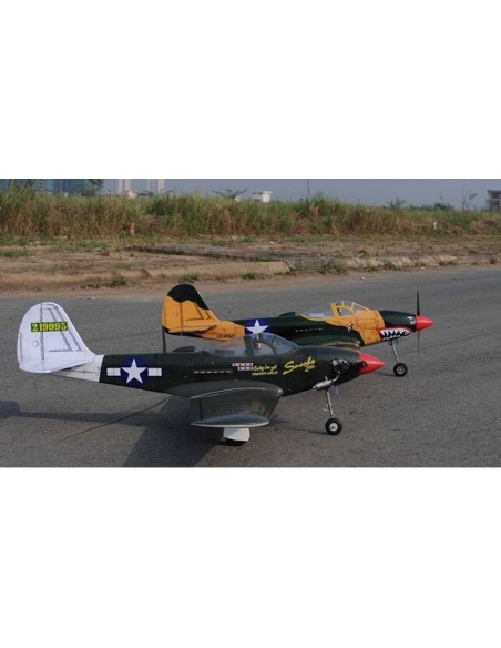 Avion VQ Model P-39 Airacobra 1.58m sumer camo 