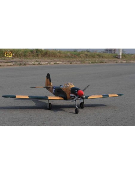 Avion VQ Model P-39 Airacobra 1.58m sumer camo 