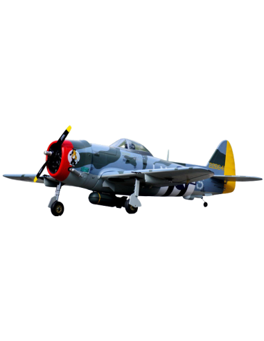 Avion VQ Model P-47 D 50 size EP-GP Camo Version avec les bombes 