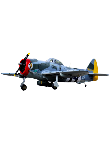 Avion VQ Model P-47 D 50 size EP-GP Camo Version avec les bombes 