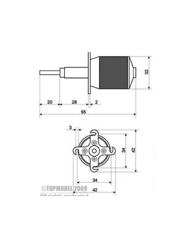 XPower XC3522/5 LS 165g kV1000 spécial planeur 