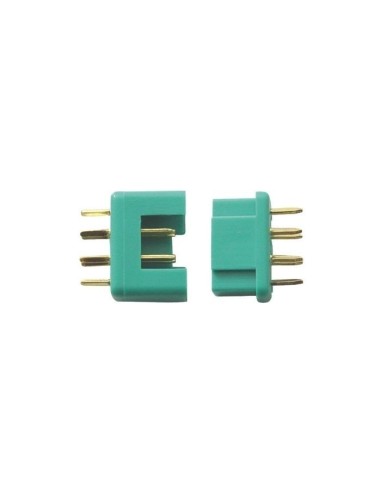 Prise MPX 6 pins male + femelle (2 paires) 