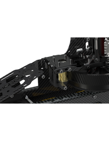 Helicoptère OMPHOBBY M7 - Orange 