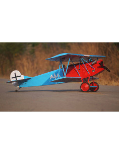 VQ Model Fokker D.VII .120 size EP-GP - Rouge et Bleu 2