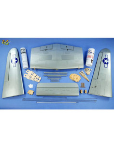 Avion VQ P-38 Lightning (Silver) 82.6" Wingspan ARF