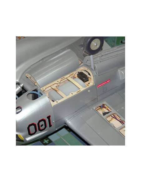 Avion VQ P-38 Lightning (Silver) 82.6" Wingspan ARF
