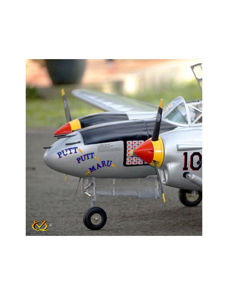Avion VQ P-38 Lightning (Silver) 82.6" Wingspan ARF