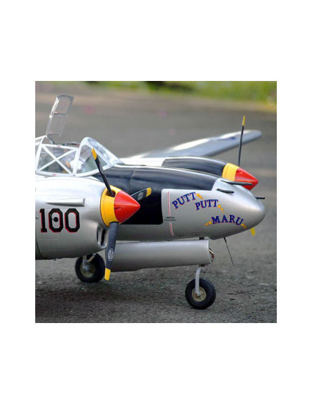 Avion VQ P-38 Lightning (Silver) 82.6" Wingspan ARF