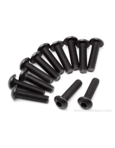 VIS TETE RONDE M3X12MM S12