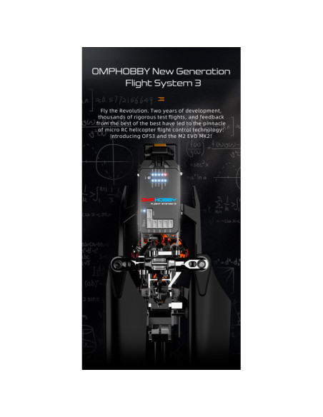 Hélicoptère OMP Hobby M2 EVO MKII - Orange - RTF