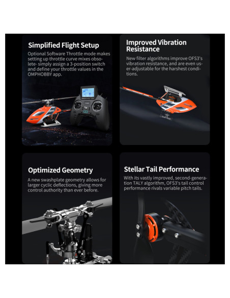 Hélicoptère OMP Hobby M2 EVO MKII - Blanc - RTF