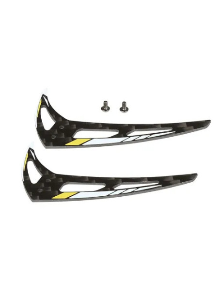 OMPHOBBY M1 STABILISATEUR VERTICAL RACING YELLOW OSHM1204Y