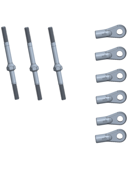 omp m2 v3 pro bielette de servo