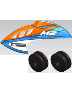 omp m2 v3 pro fuselage set-cosmic orange