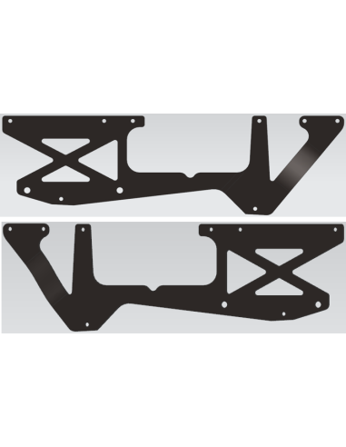 omp m2 v3 pro châssis latéral set