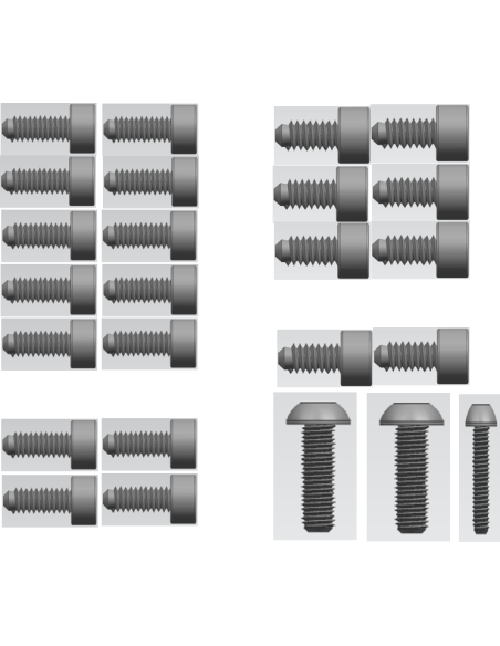 omp m2 v3 pro set de vis