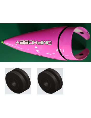 OMPHOBBY M2 V3 PRO FUSELAGE- PLASMA PINK OSHM2448