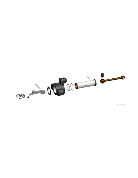 Serpent | Wheel axle set foam ARRIERE (2) F190 (SER302073) 