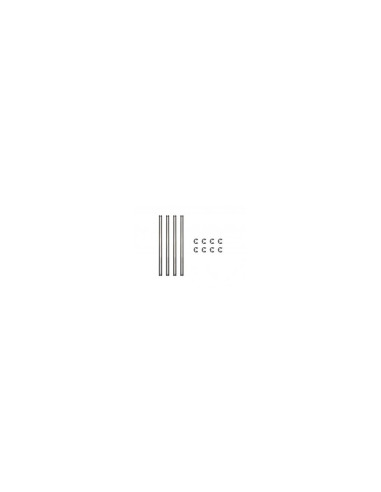 Serpent Hingepin AVANT/ARRIERE (4) SRX8 RTR (SER601203) SER601203 