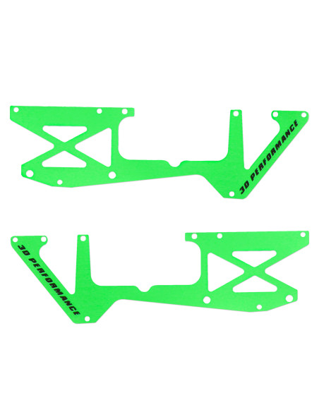m2 v3 pro châssis droite et gauche couleur vert